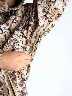 Аргамак куртка для охоты PRIDE, софт-шелл, принт камыш