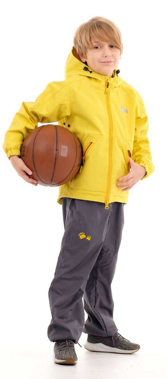 Трэвел куртка (таслан, желтый) детская